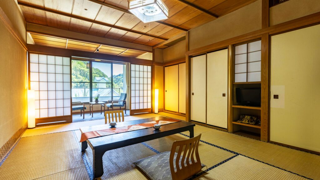 湯河原温泉 青巒荘(せいらんそう)の和室・和洋室|赤ちゃん連れでも安心して泊まれる客室